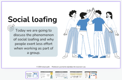 ESL speaking club lesson plan on social loafing and teamwork