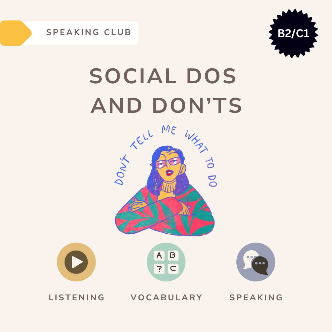 Speaking club covers Social dos and don’ts / Speaking club - Image 1