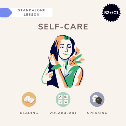 Self-care / English lesson