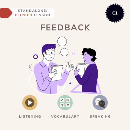 How to give and get feedback / English lesson
