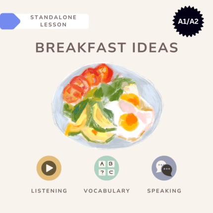 Breakfast ideas / English lesson